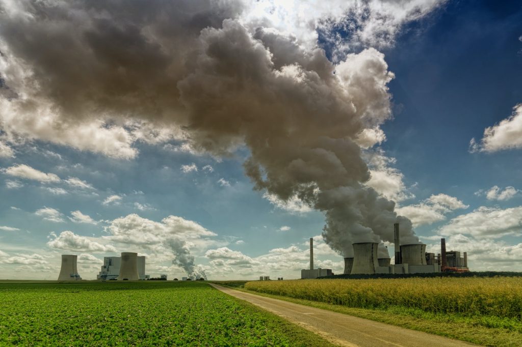 factory near crops