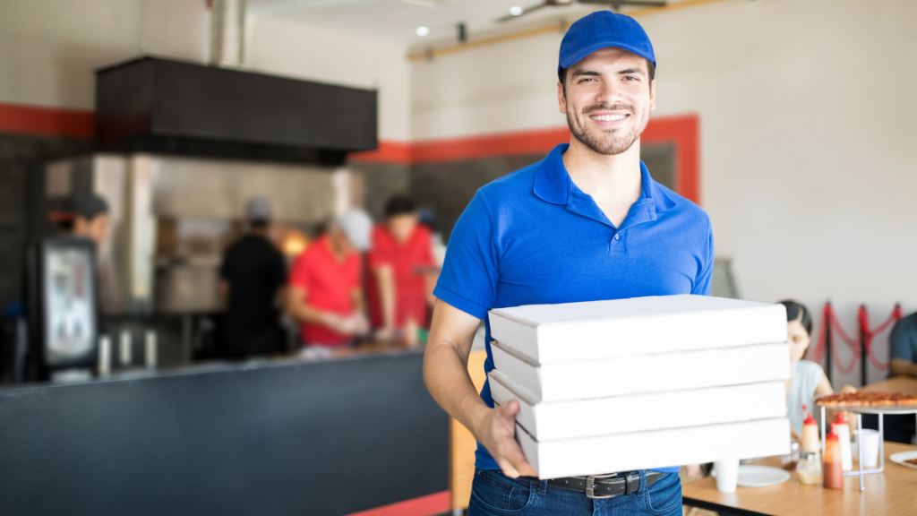 Domino's Pizza delivery driver