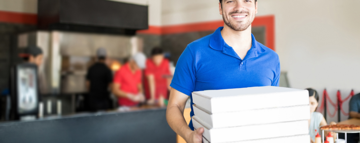 Domino's Pizza delivery driver