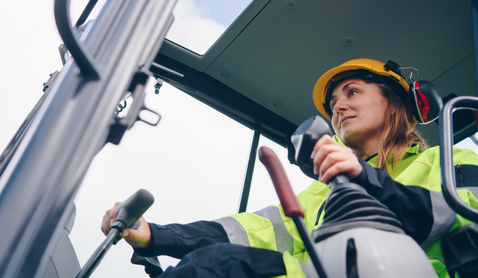 female construction worker